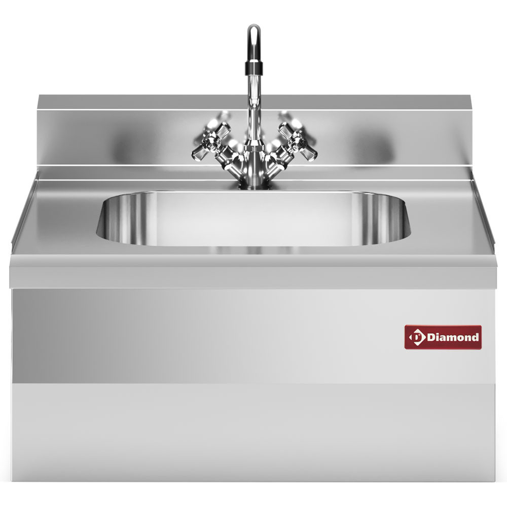 Évier professionnel Diamond 400x400 - Robinet mélangeur inclus