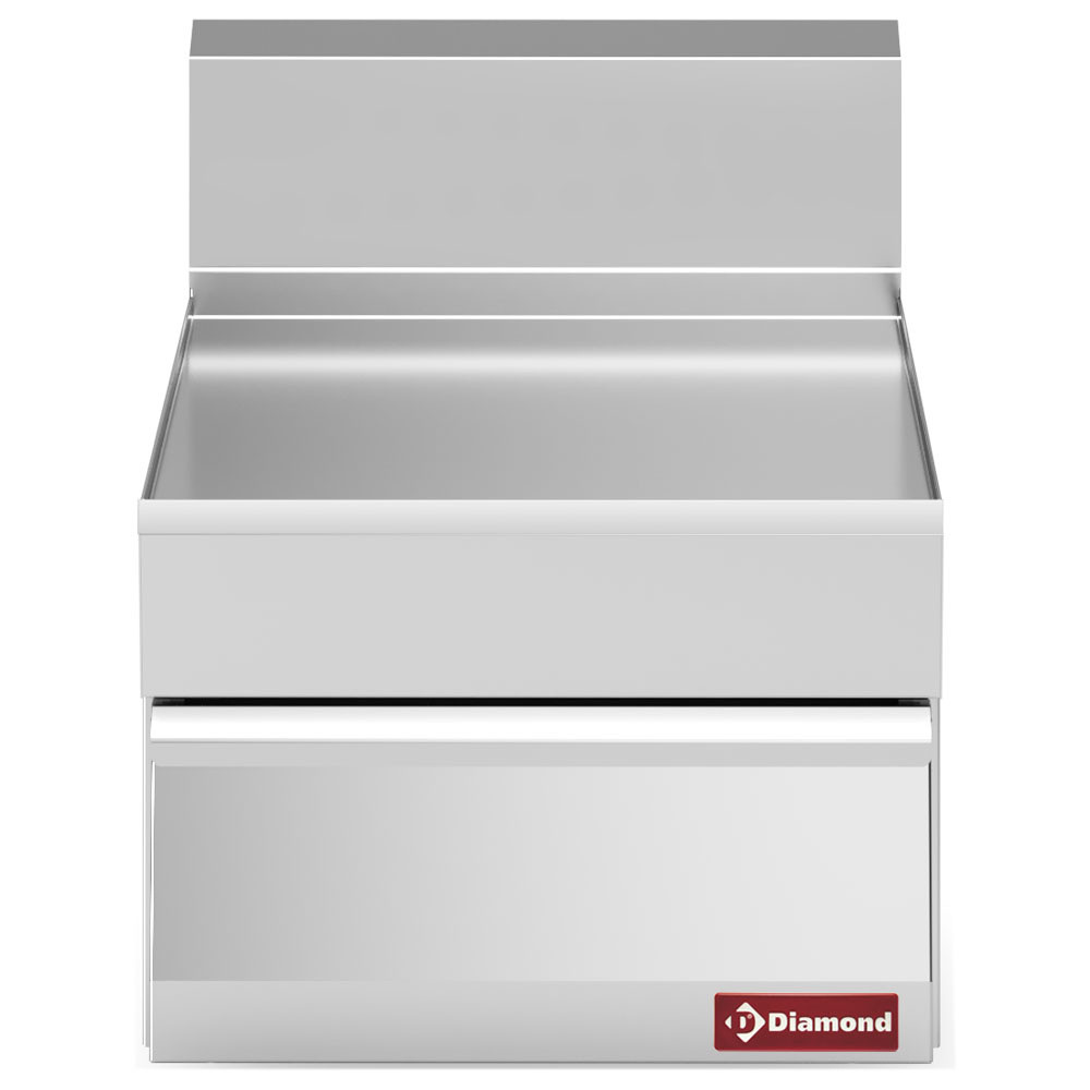 Élément neutre de travail DIAMOND avec tiroir - Acier inox