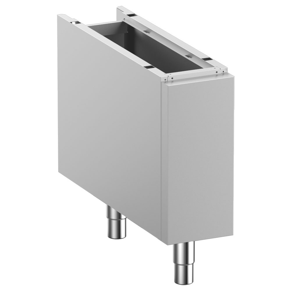 Soubassement DIAMOND fermé avec pieds inox réglables - OPTIMA 700 EVO