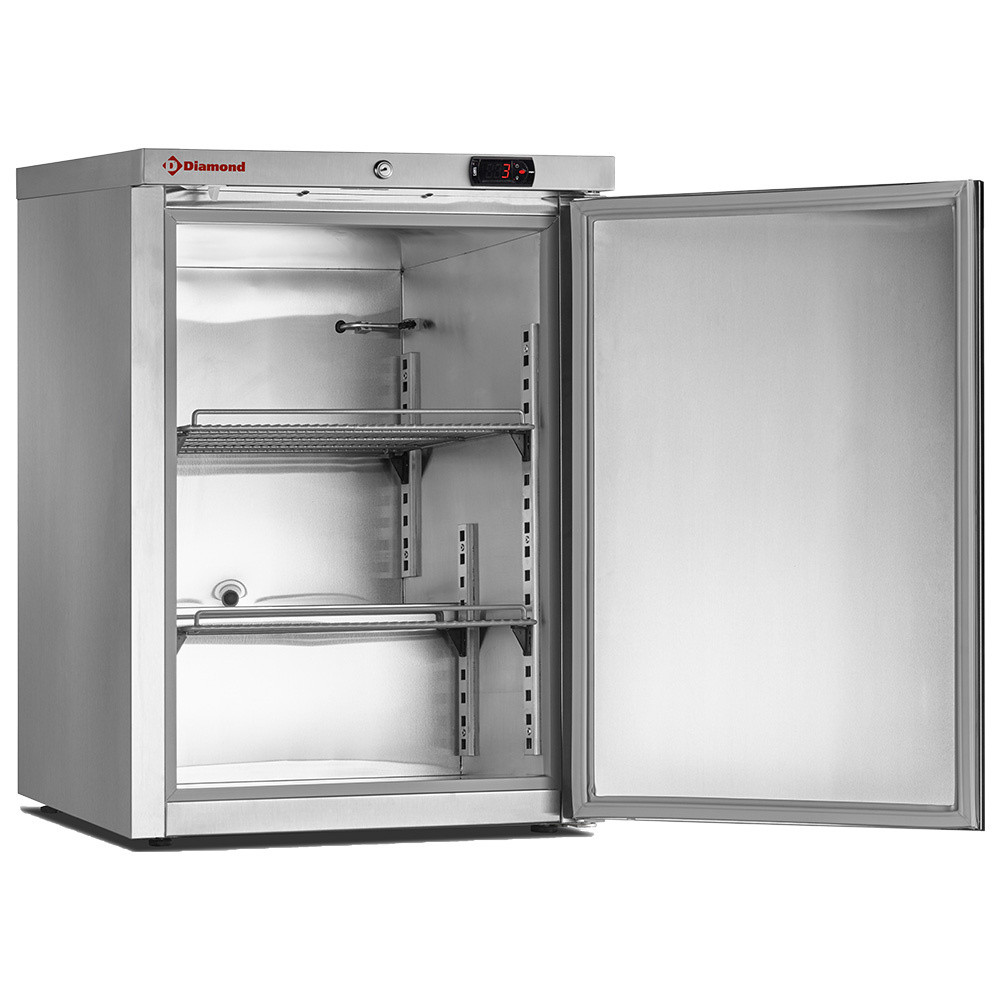 Congélateur statique DIAMOND 150L - Acier inox professionnel