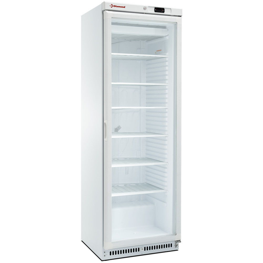 Armoire congélateur DIAMOND 400L vitrée - Classe D, -22°C