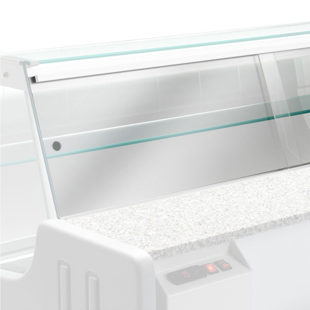 Plexiglass coulissants MOLINA 2500 mm - Protection vitrine DIAMOND