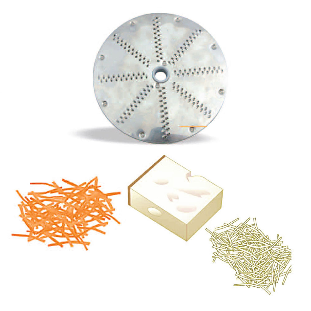 Disque râpe 3 mm DIAMOND - Râpe professionnelle pour coupe-légumes