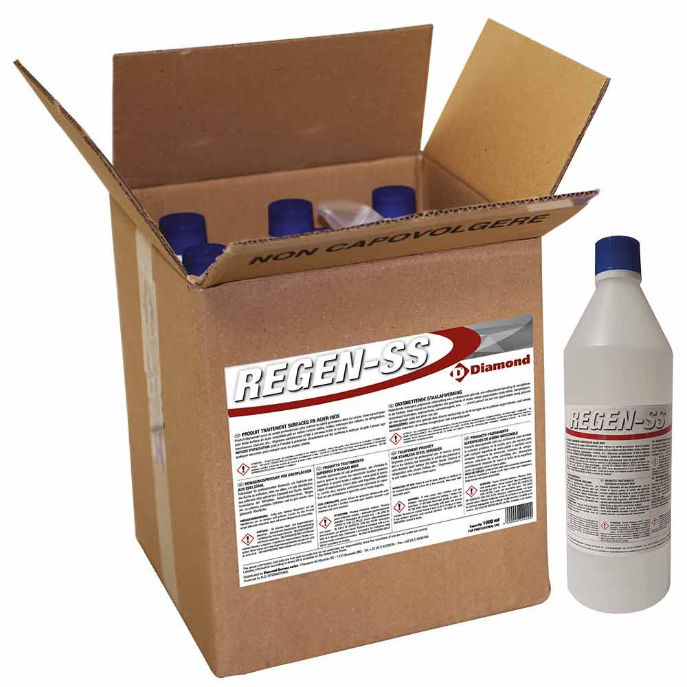 Produit dégraissant et polisseur acier inox professionnel - DIAMOND