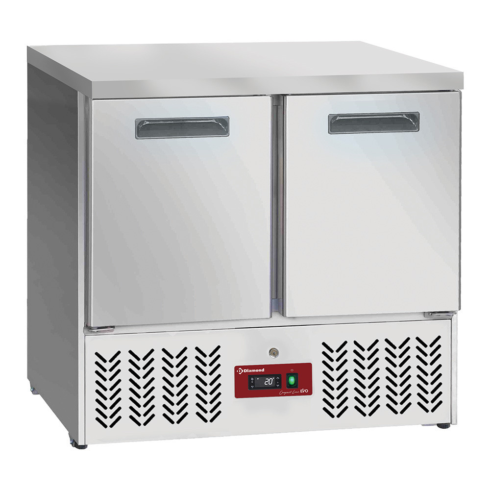 Table frigorifique 2 portes GN 1/1 DIAMOND - Compacte et économique
