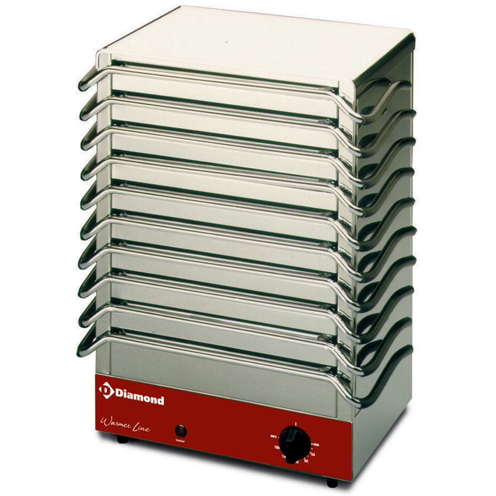 Chauffe-plats DIAMOND 10 plaques - Professionnel pour restauration