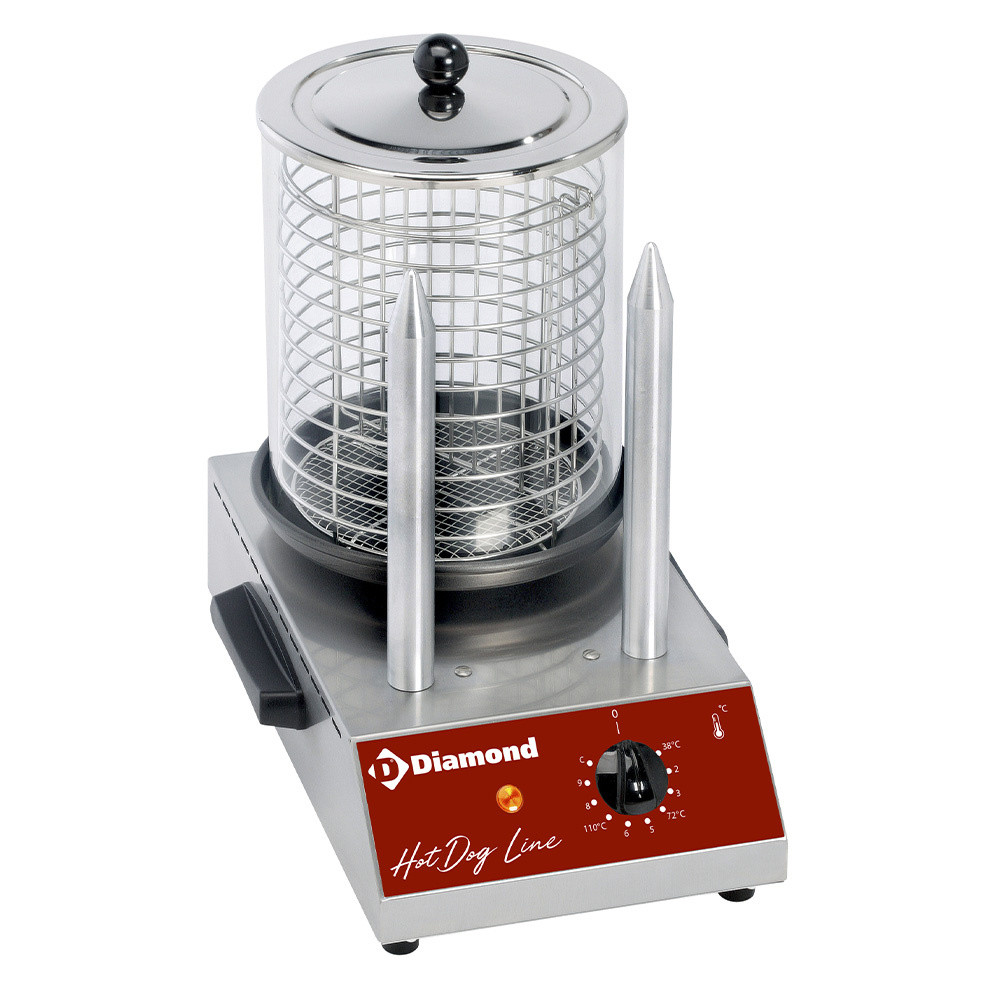 Chauffe-saucisses électrique DIAMOND STAR-HD/R2 - 2 plots chauffants