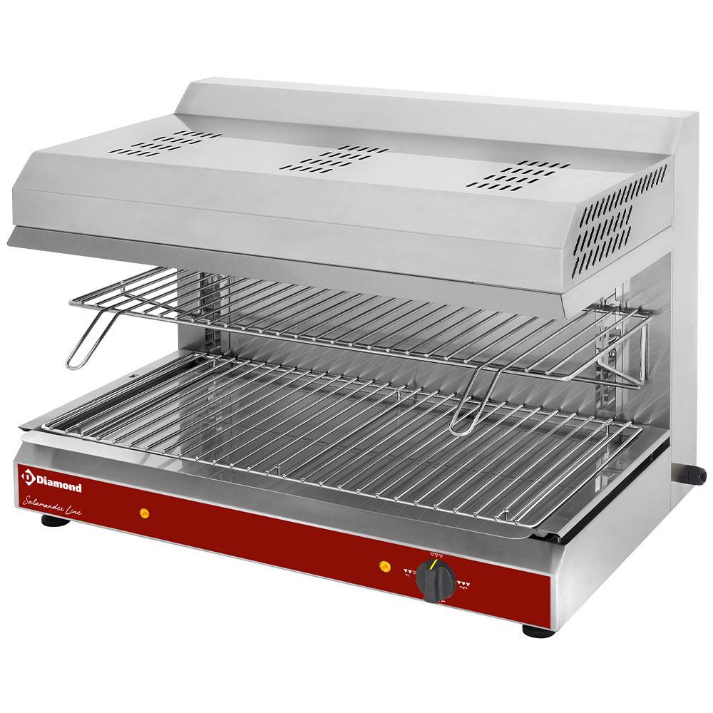 Salamandre électrique DIAMOND - 4 niveaux réglage, 2 zones chauffe