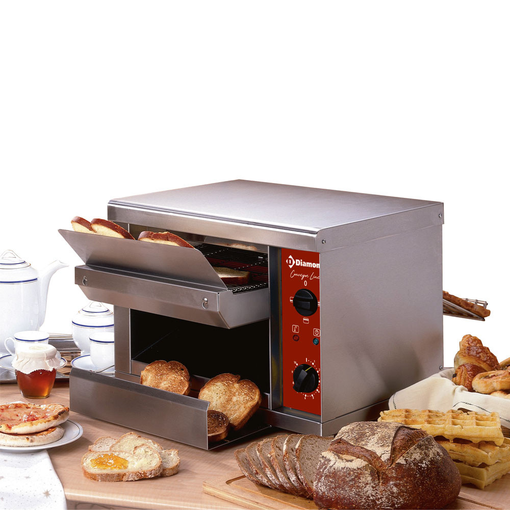 Toaster automatique DIAMOND TA/540 - 540 toasts/heure - Professionnel