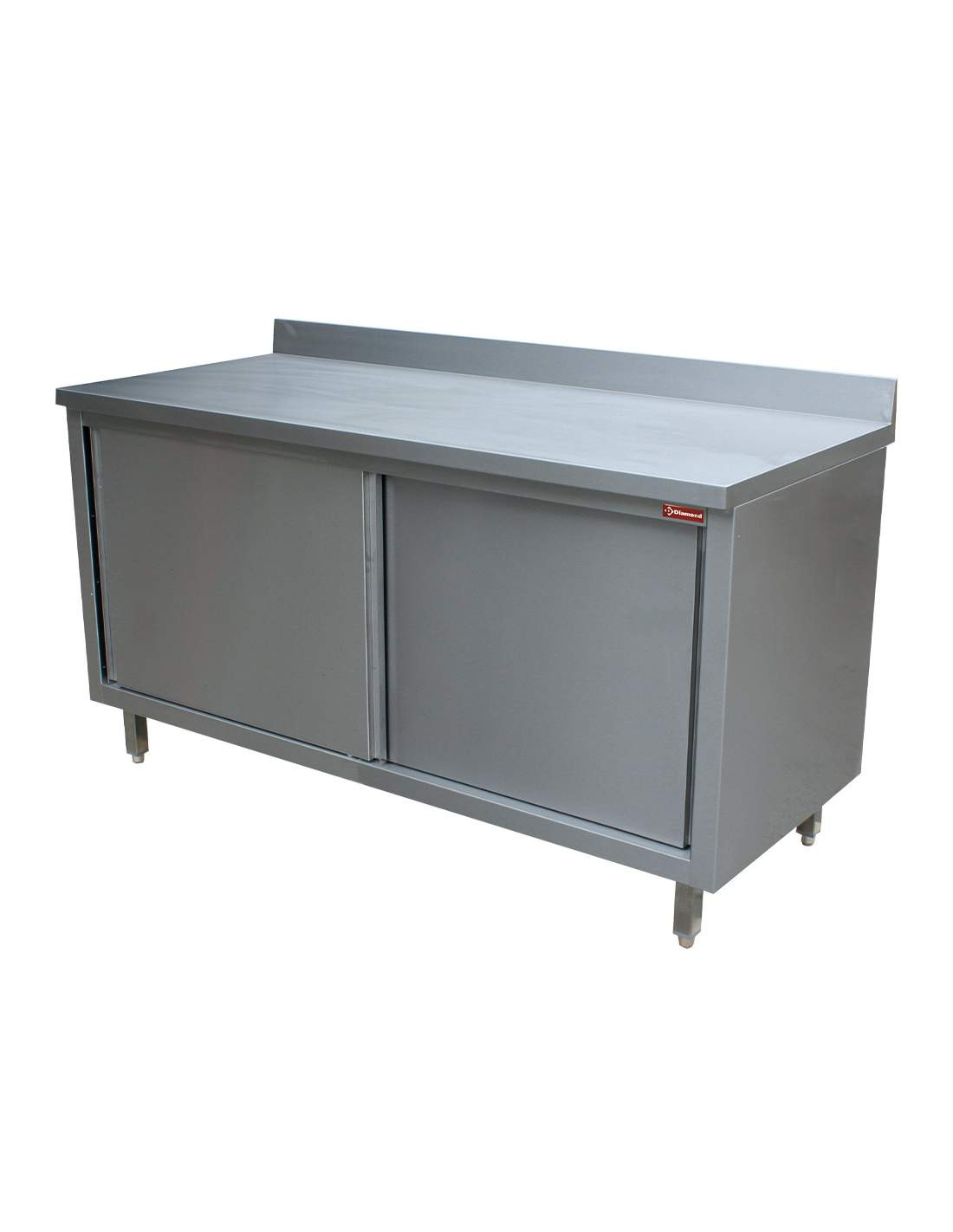 Table armoire DIAMOND - Portes coulissantes murales pour cuisine pro