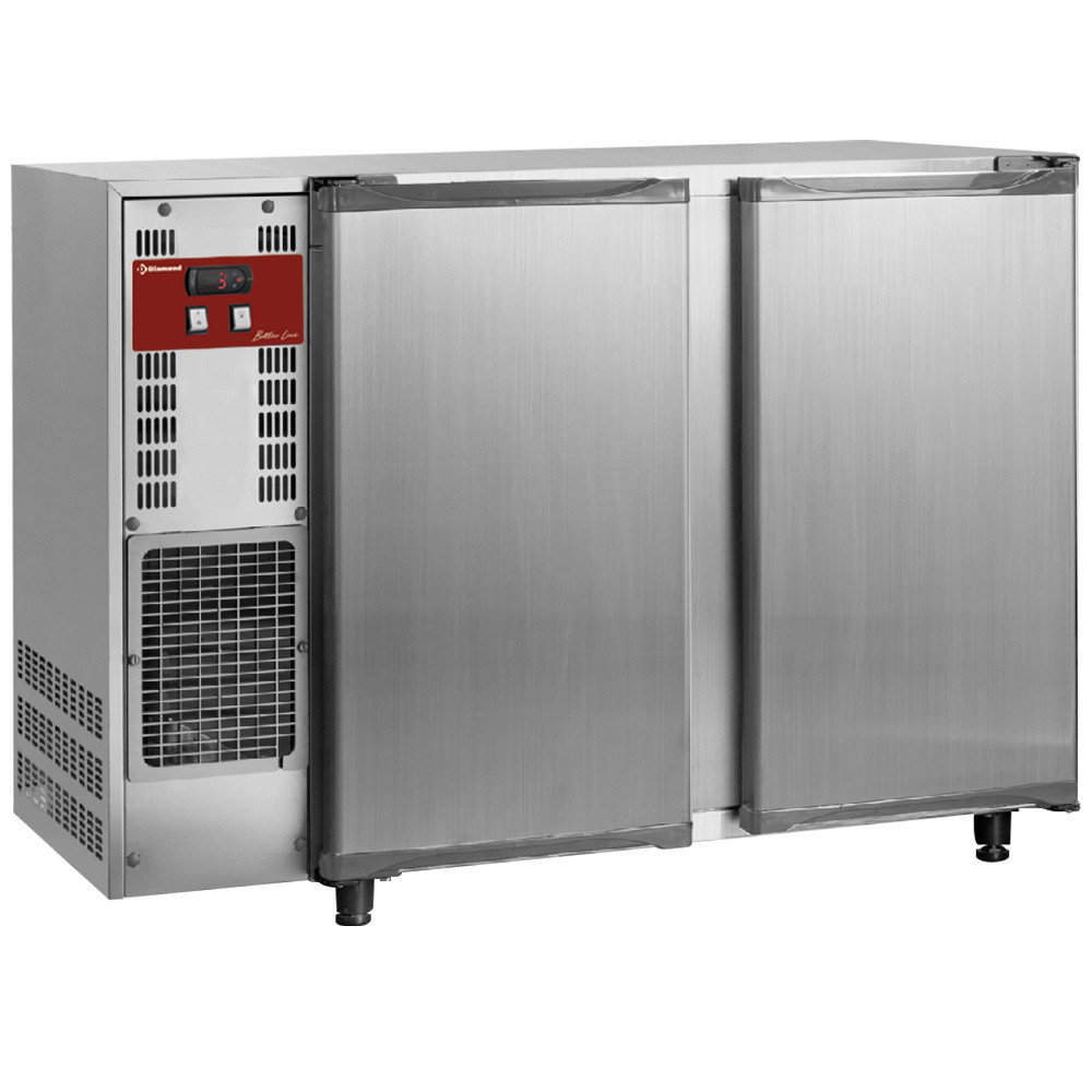 Refroidisseur de bouteilles DIAMOND 375L - 2 portes inox - Classe D