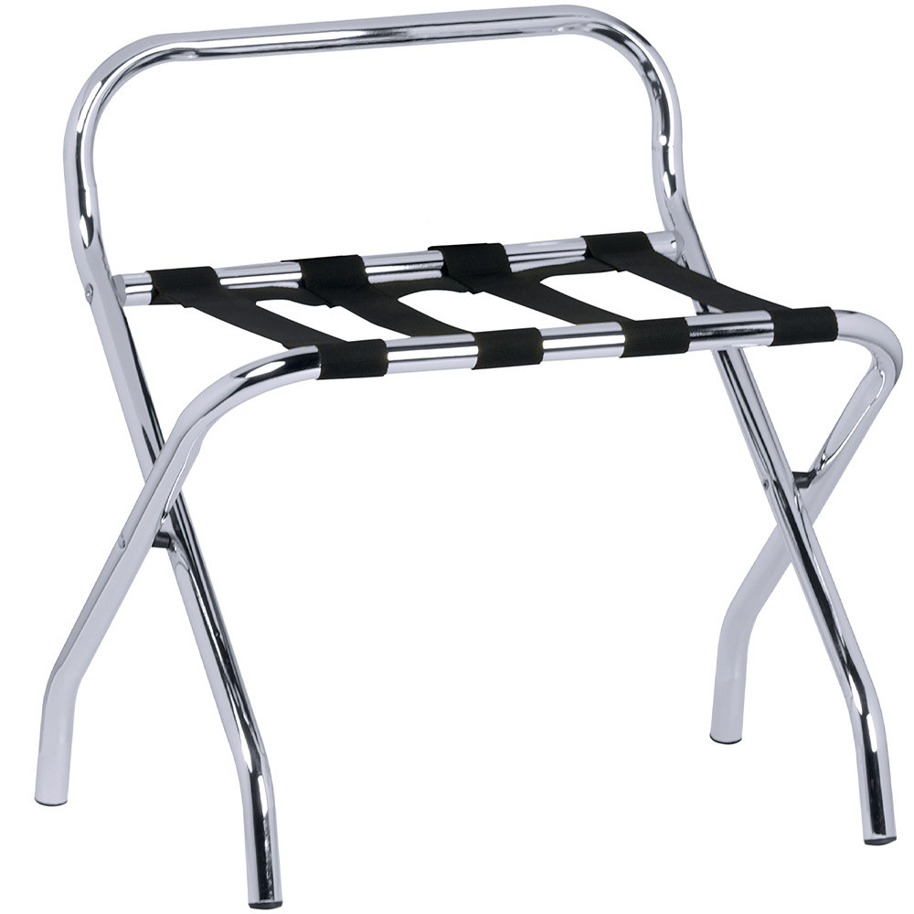 Tréteau pliant DIAMOND pour valises - Structure chromée stable