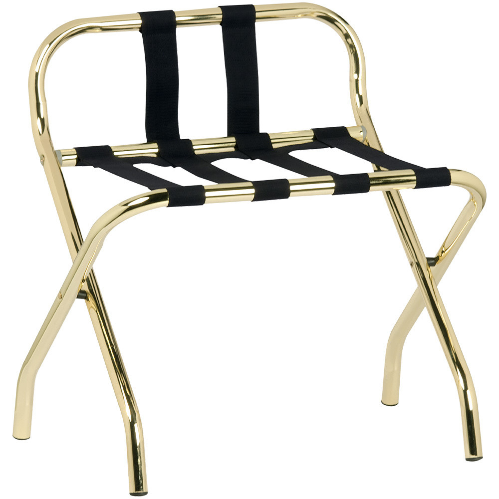 Tréteau pliant pour valise doré DIAMOND - Structure acier pliable
