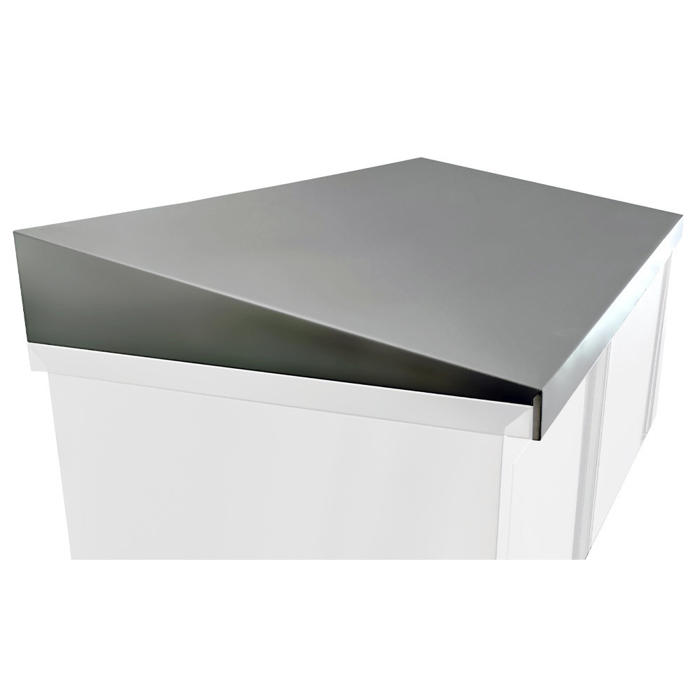 Kit toit incliné pour armoire DIAMOND PA/B et PSC/B - Acier inox