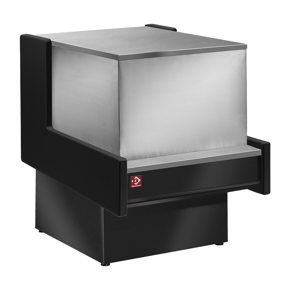 Caisse modulaire 700 mm noir Diamond - Élément professionnel CHR