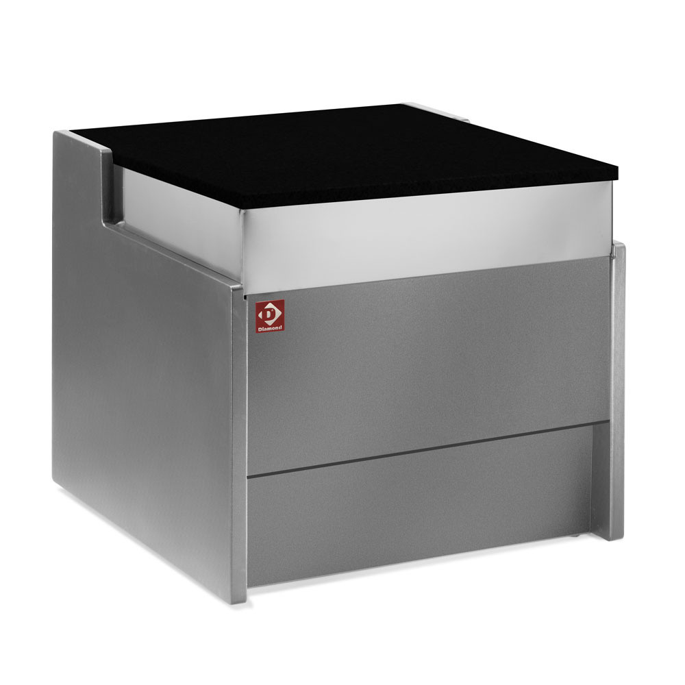 Élément caisse 700 mm GRIS DIAMOND - Plan granit professionnel