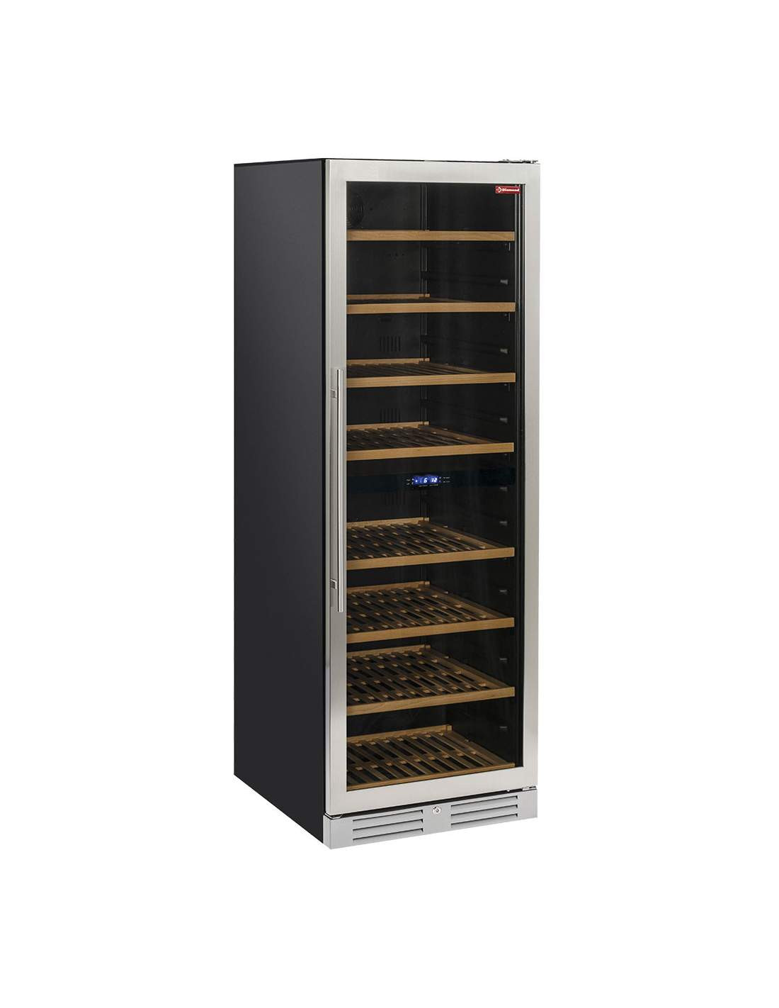 Cave à vins ventilée Diamond 470L - 2 températures - Porte inox
