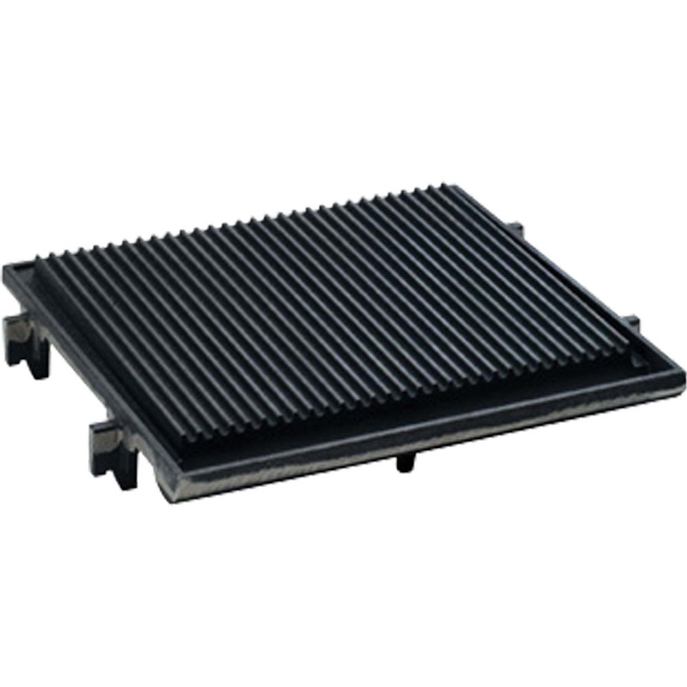 Plaque de cuisson rainurée DIAMOND - Cuisson professionnelle précise