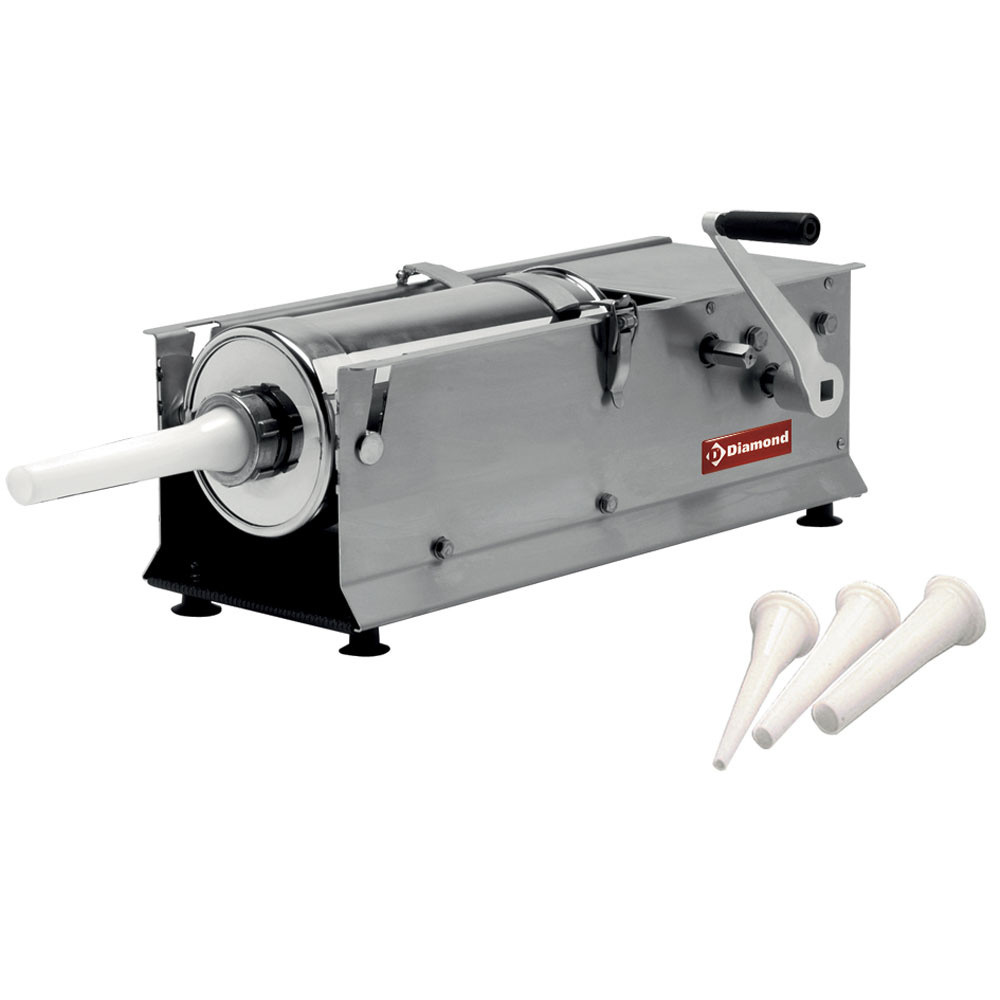 Bourreuse à saucisses DIAMOND BSX14 - Professionnelle 14L en inox