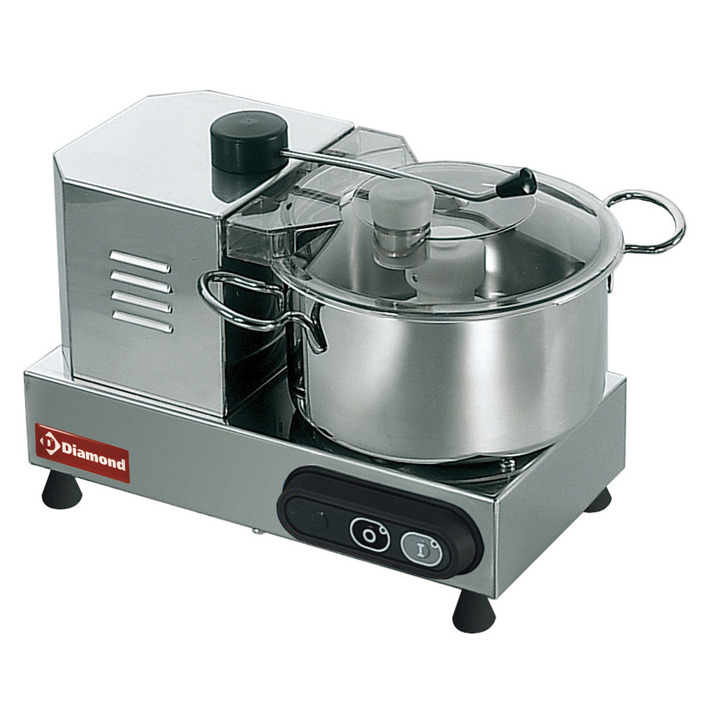 Cutter inox DIAMOND 4L - Professionnel acier inox AISI 304, 2600 rpm