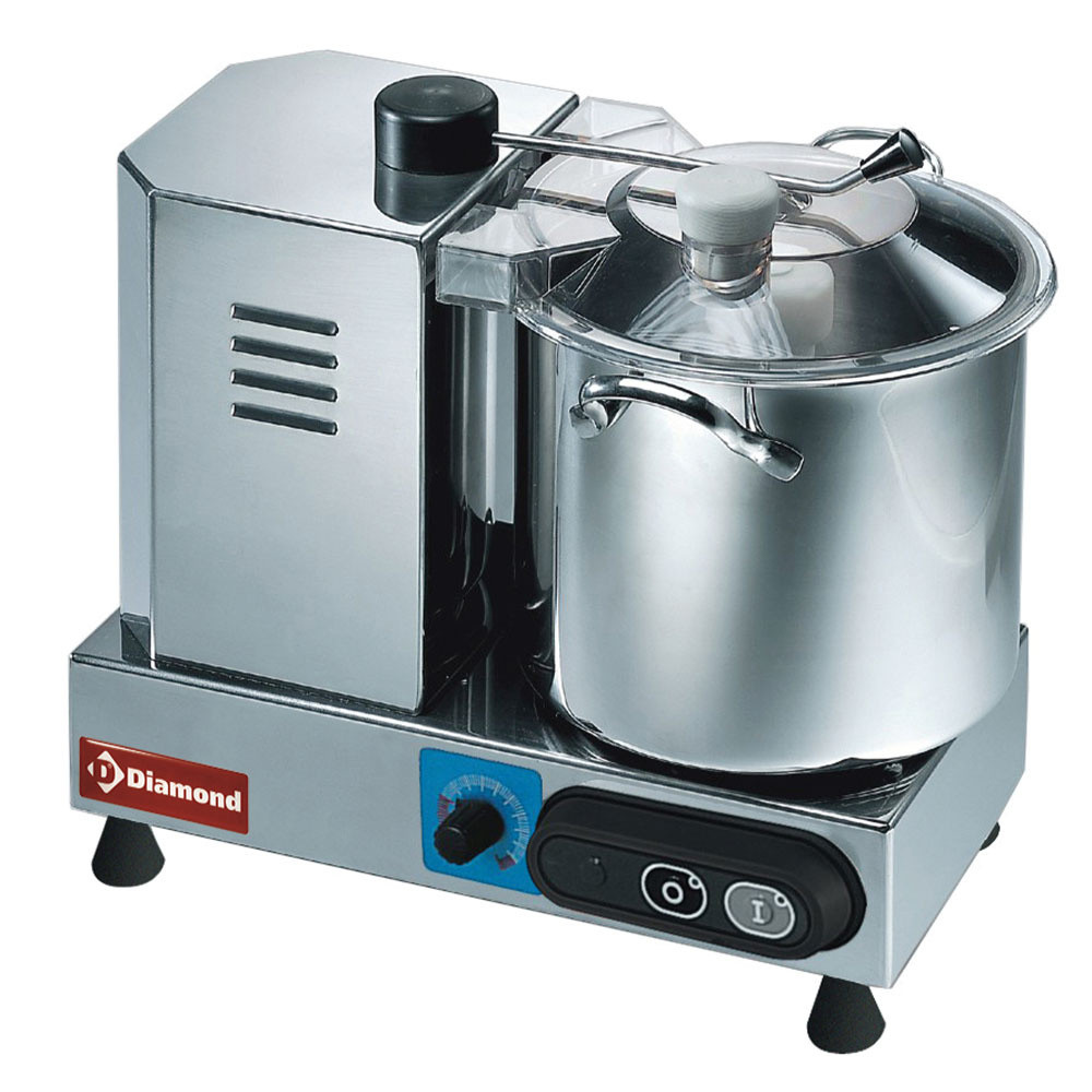 Cutter Inox DIAMOND 6 litres avec variateur de vitesse - Cuisine pro
