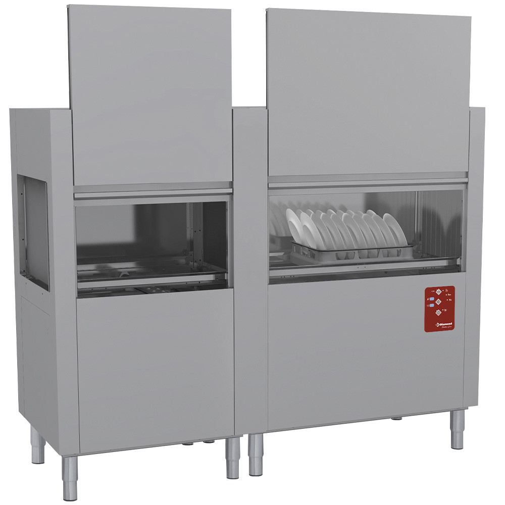 Lave-vaisselle DIAMOND 200Pan/H - Haute capacité professionnelle