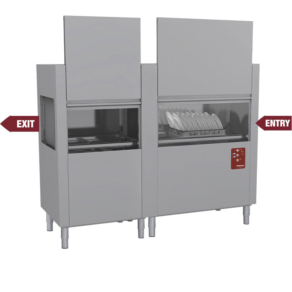 Lave-vaisselle professionnel Diamond D160E/7-DX- : 200 paniers/heure