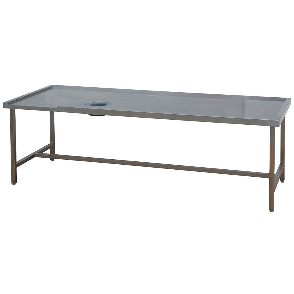 Table de triage droite DIAMOND avec trou vide-ordures - Professionnel