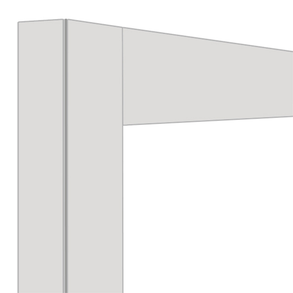 Déco vitrine 530 Lt Blanc mat DIAMOND - Vitrine modulaire magnétique