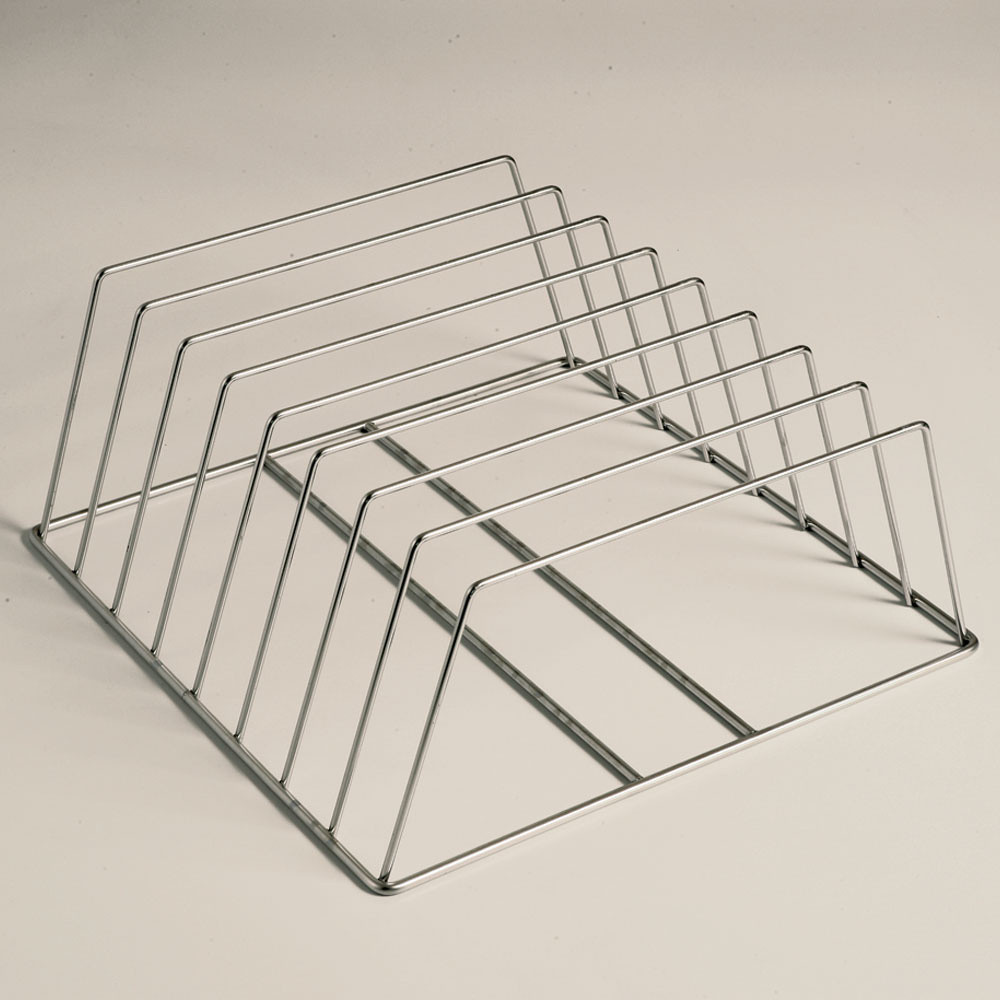 Support inox pour 8 plats gastro DIAMOND - Organisation cuisine pro