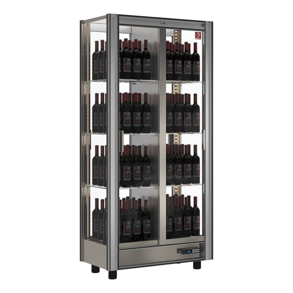 Vitrine à vins réfrigérée Diamond 530L - Traversante et modulable