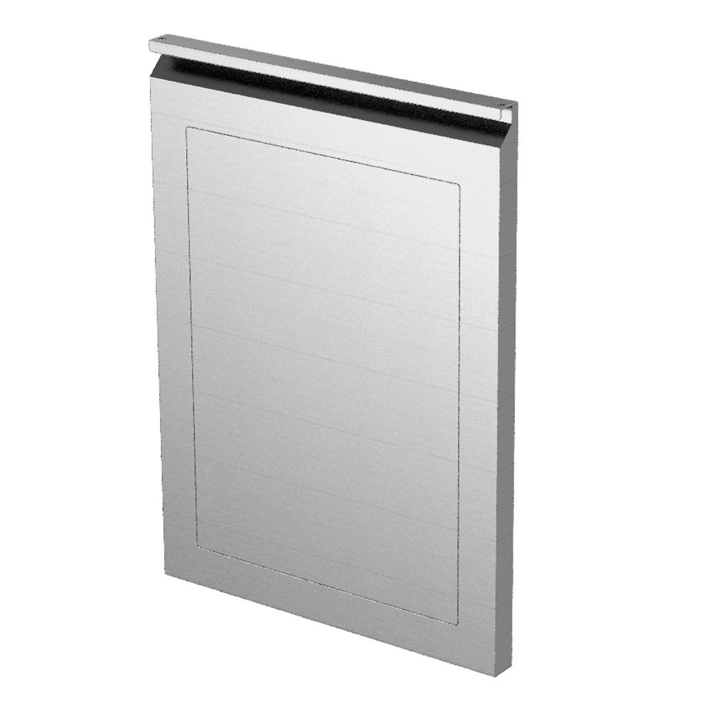 Porte pleine inox Diamond pour refroidisseurs de bouteilles KBR