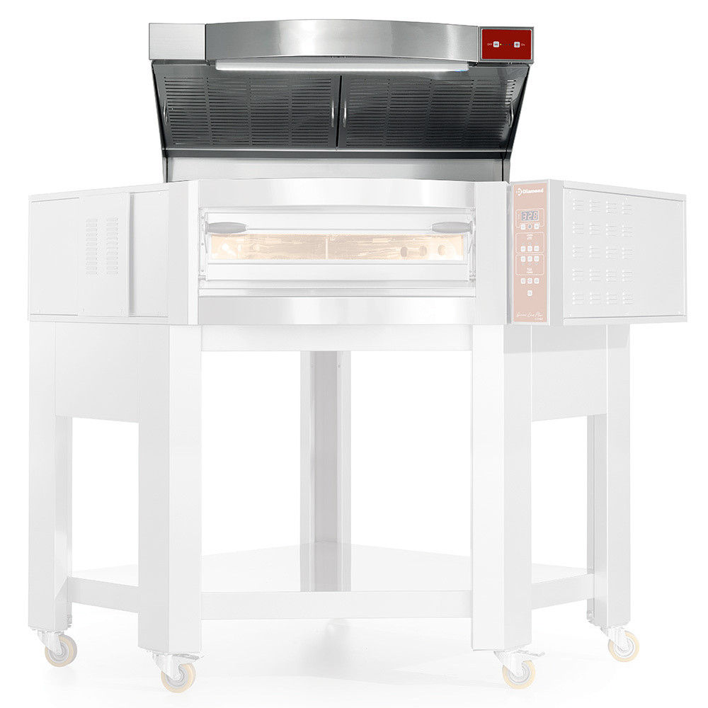 Hotte aspirante DIAMOND 5 vitesses pour four CGD-DG - 700 m³/h