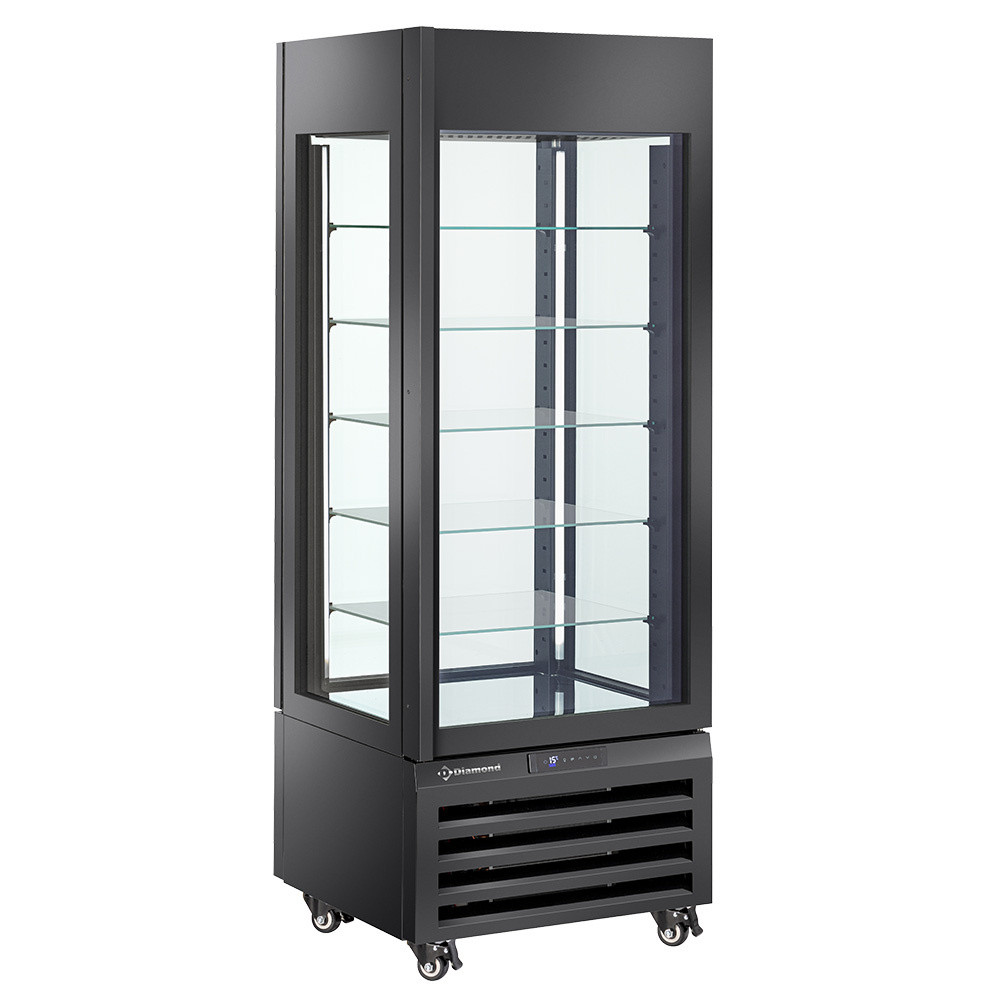 Vitrine réfrigérée FULL vitrée 440L - 5 niveaux verre - DIAMOND