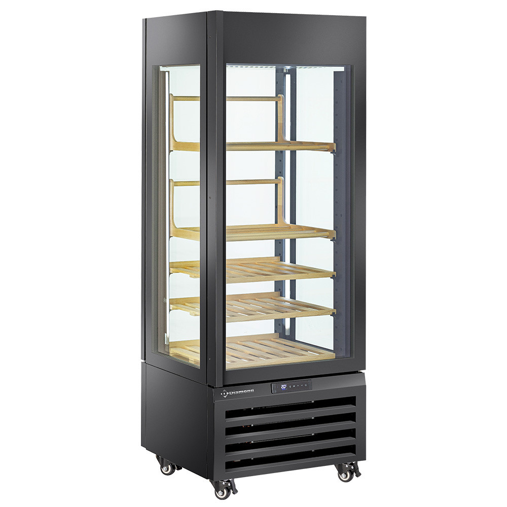 Vitrine FULL vitrée DIAMOND 440L - Présentation panoramique pour vins