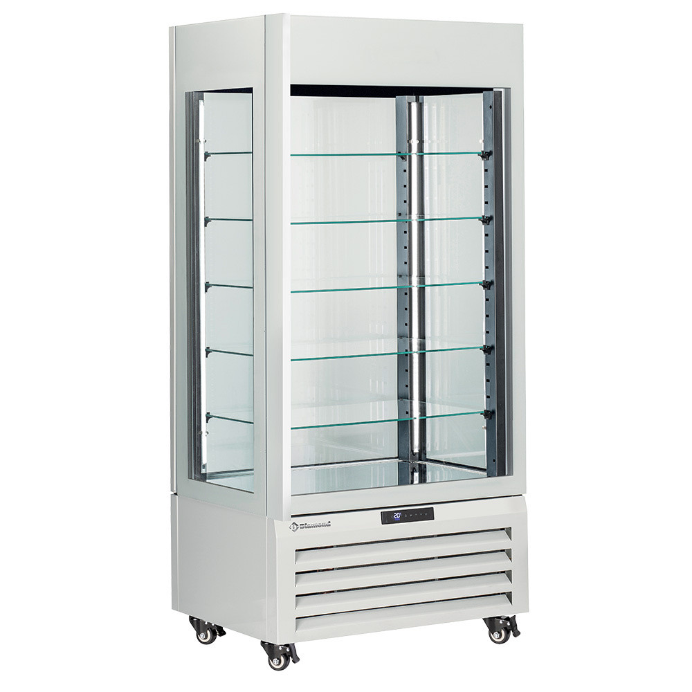 Vitrine FULL vitrée DIAMOND 600L - Idéale glaciers & pâtisseries