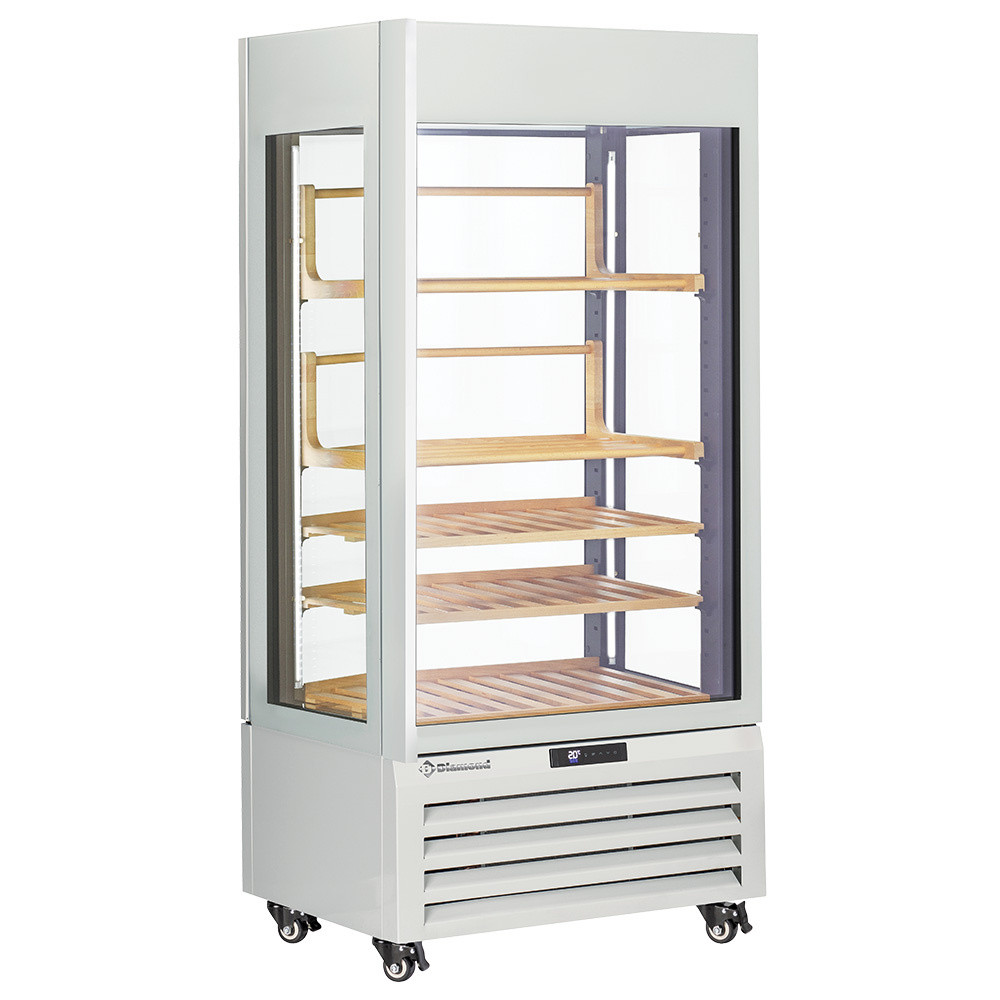 Vitrine FULL vitrée 600L pour vins - Classe A - DIAMOND Blanc