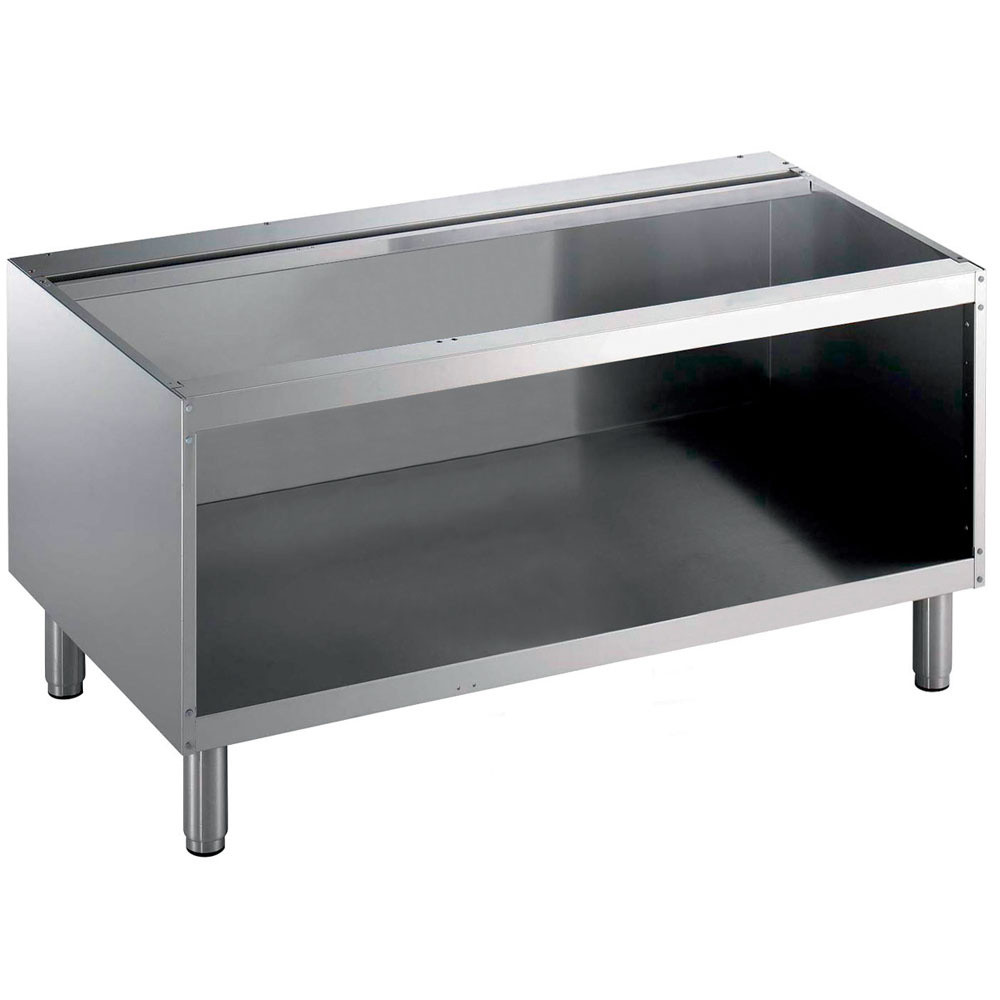 Soubassement ouvert DIAMOND 1200 mm - Inox AISI 304 pour cuisines pro