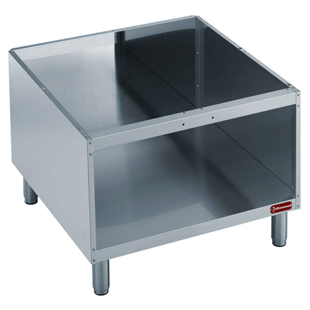 Armoire de support ouverte 1200 mm DIAMOND - Acier inox AISI 304