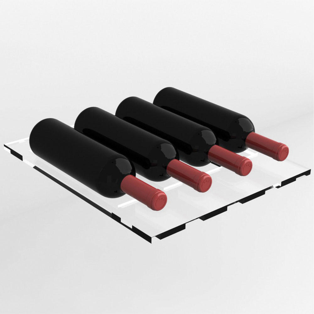 Tablette en plexiglas DIAMOND - Support mural transparent robuste