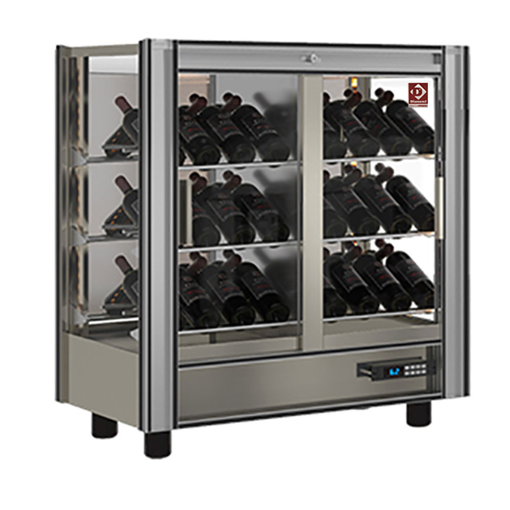Vitrine réfrigérée à vins Diamond Lt. 216 - Modulable 216L