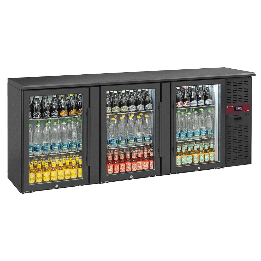 Refroidisseur professionnel DIAMOND 3 portes - 500L avec éclairage LED