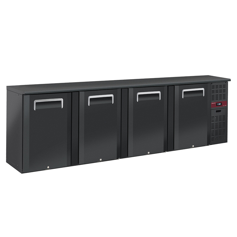 Refroidisseur de bouteilles 4 portes Diamond - 620L, pieds réglables