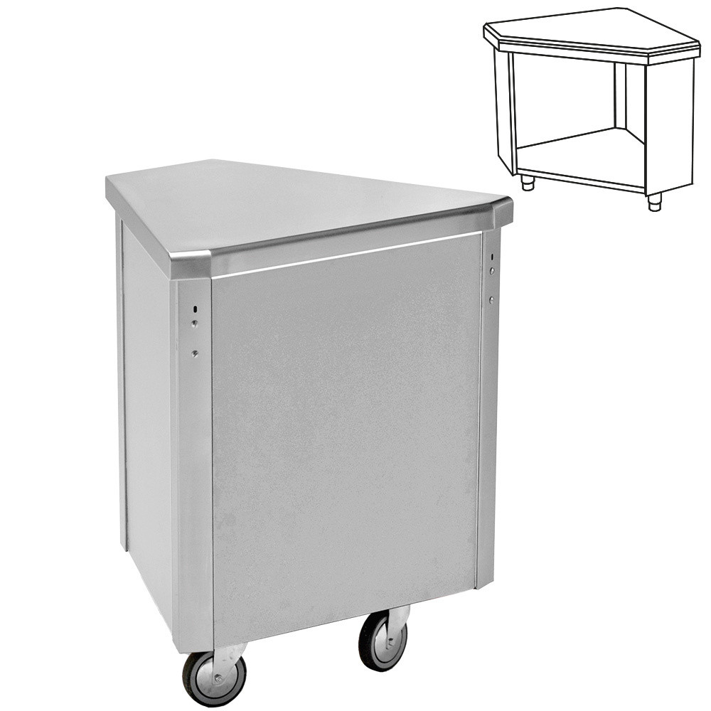 Élément d'angle 45° interne Diamond pour self-service modulaire 800