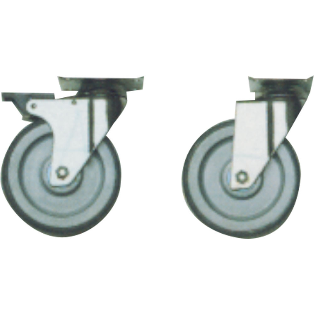 Kit 4 roues DIAMOND avec 2 freins - Mobilité sécurisée self-service