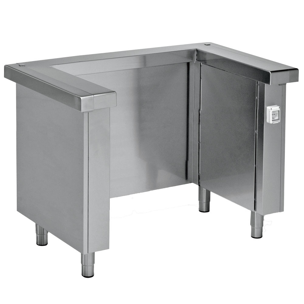 Élément d'insertion DIAMOND pour chariots - Plateau inox AISI 304