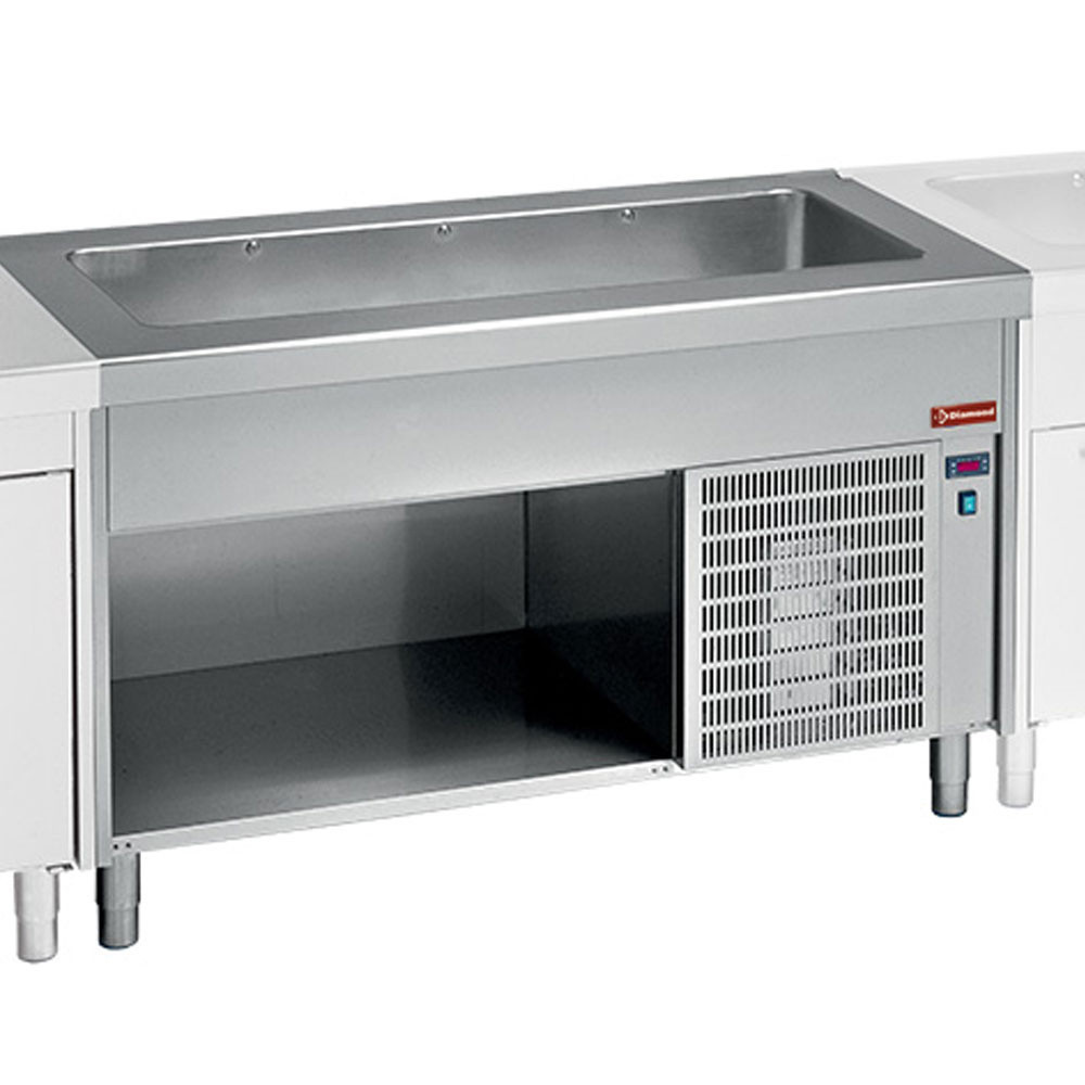 Cuve réfrigérée Diamond S80/RCT15-R2 - 4 bacs GN 1/1 professionnelle