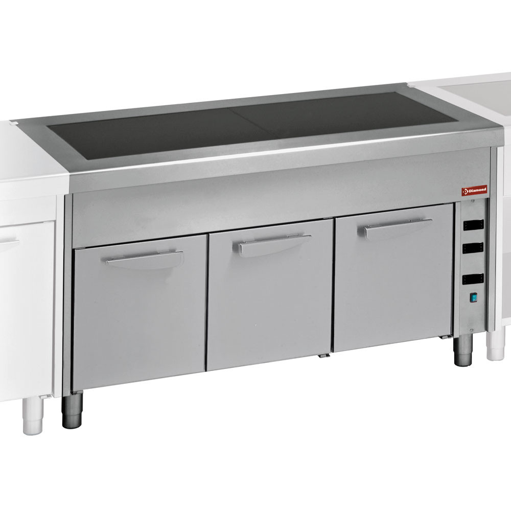 Élément vitrocéramique DIAMOND - Armoire chauffante 3x GN 1/1