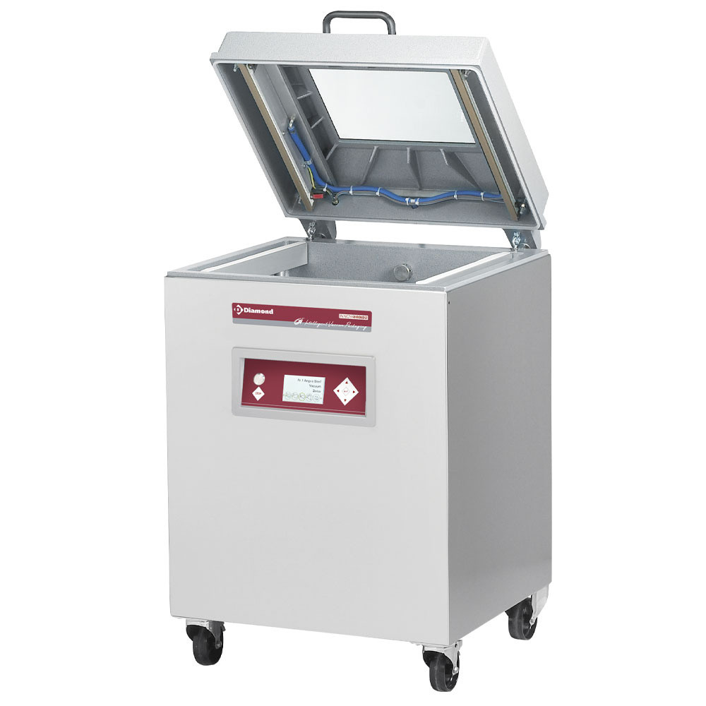 Machine sous-vide DIAMOND - Cuve aluminium 63 m³/h écran LCD