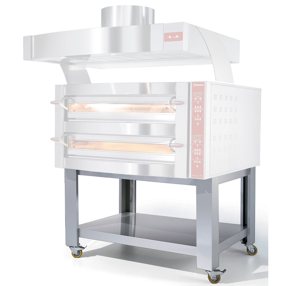 Support mobile pour four à pizzas Diamond GDX12/35-LDP Extra Large